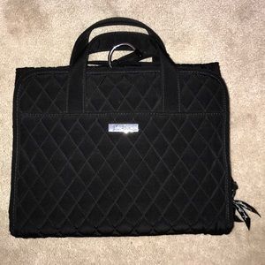 Black Vera Bradley Hanging Toiletry Bag